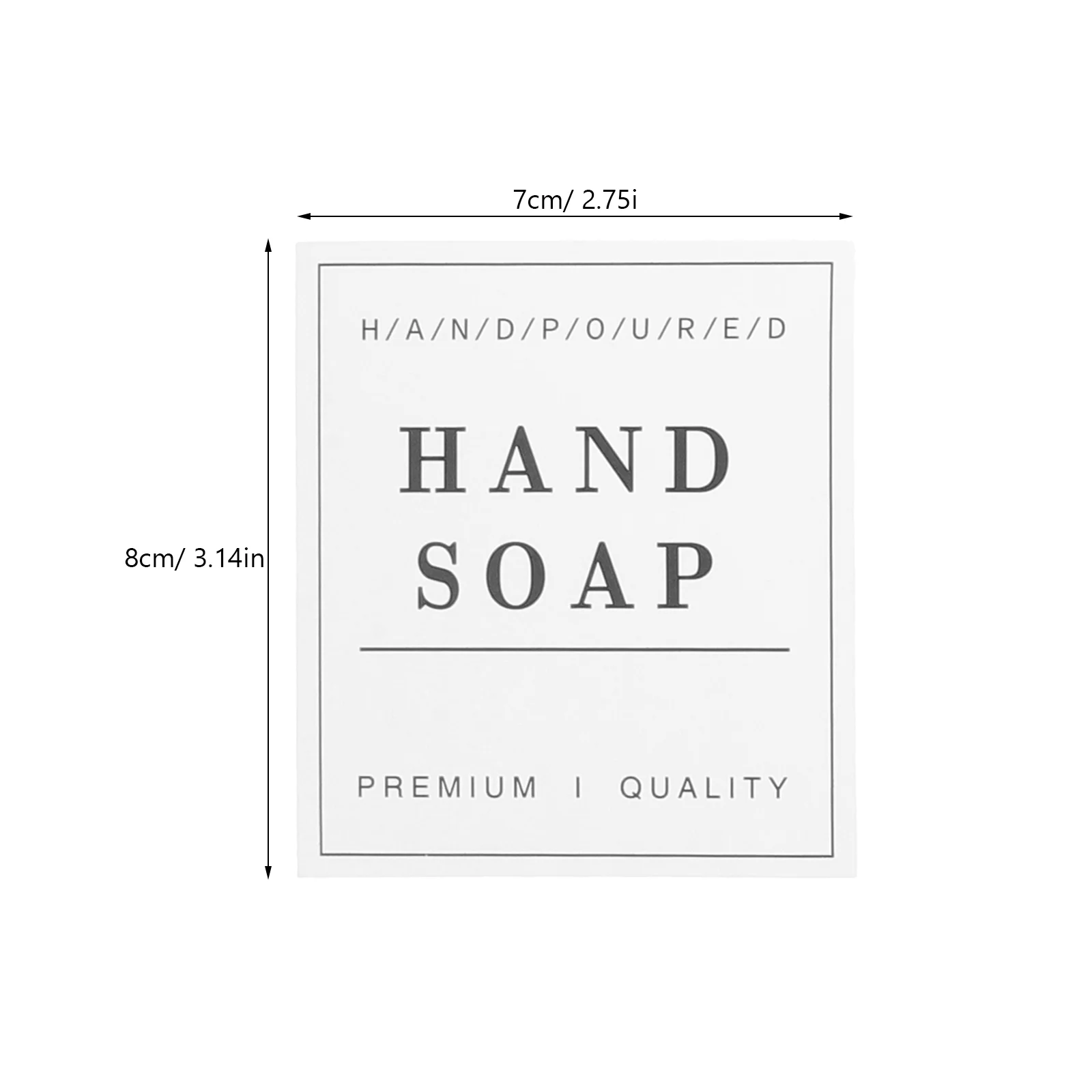 Bathroom Labels Sticker Set for Organizing Waterproof Refillable Bottles