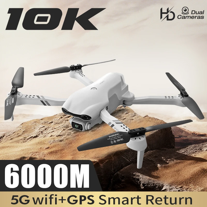 New-F10-Drone-10k-HD-Wide-Angle-Camera-50G-GPS-Foldable-Fpv-Wifi-Real ...