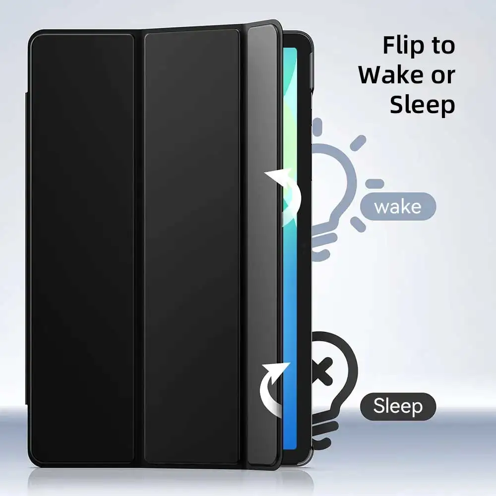 Smart Auto Sleep Wake Liquid Silicone Tablet Case Cover - Enhanced Protection