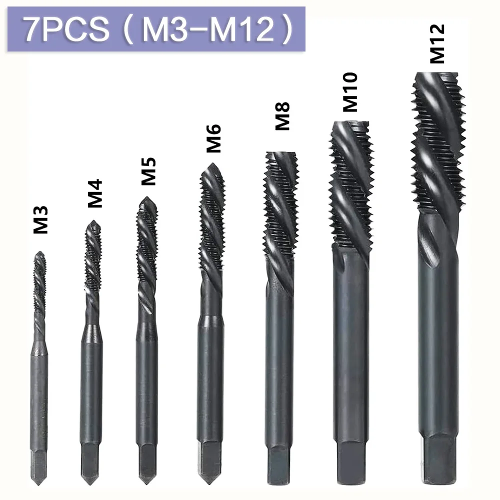 Black 7Pcs Bit