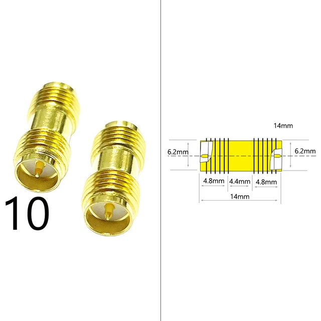 DexMRtiC SMA Male / Female RF Coax Adapter Connector Straight Right Angle T Type Splitter Goldplated NEW Wholesale Type10