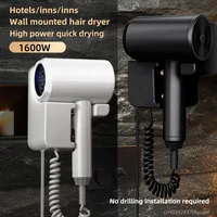 Latest Wall Mounted Non Perforated Hair Dryer For Hotels/Homestays, Household Bathrooms, Bathrooms, And High-Power Hair Dryers 1