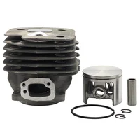 52mm Cylinder Piston Bearing Gasket Carb Kit For Husqvarna 272XP 61 268 272 XP Chainsaw Big Bore Chrome Plated Spare Part 2