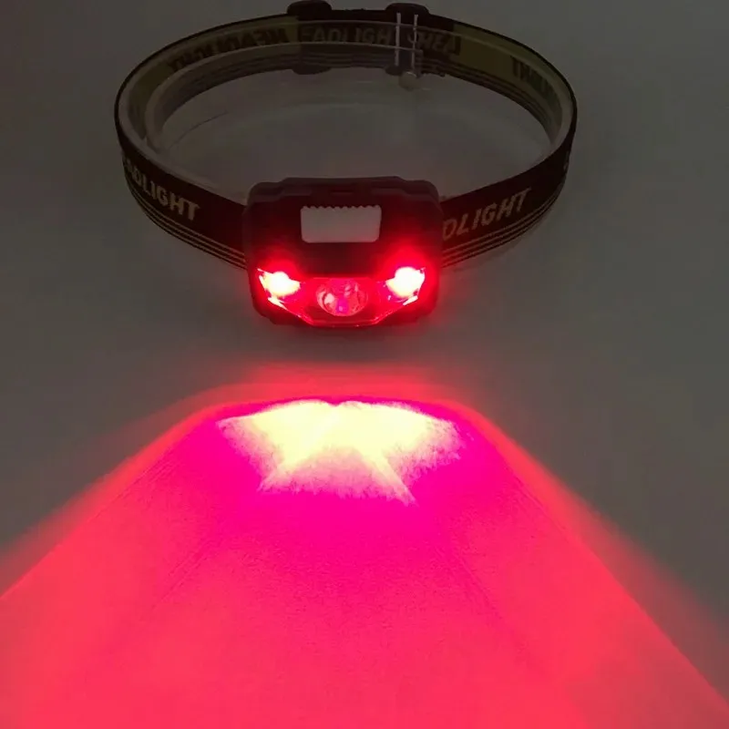 

D5 Red White Mini LED Head Lamp Bike Light 4 Mode Waterproof LED Flashlight Super Bright LED Headlight Headlamp Torch Lanterna