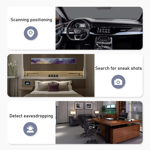 Wireless Professional GPS Tracker Detector Signal Detector Car Search Device Anti-location Anti-tracking Anti-positioning 4