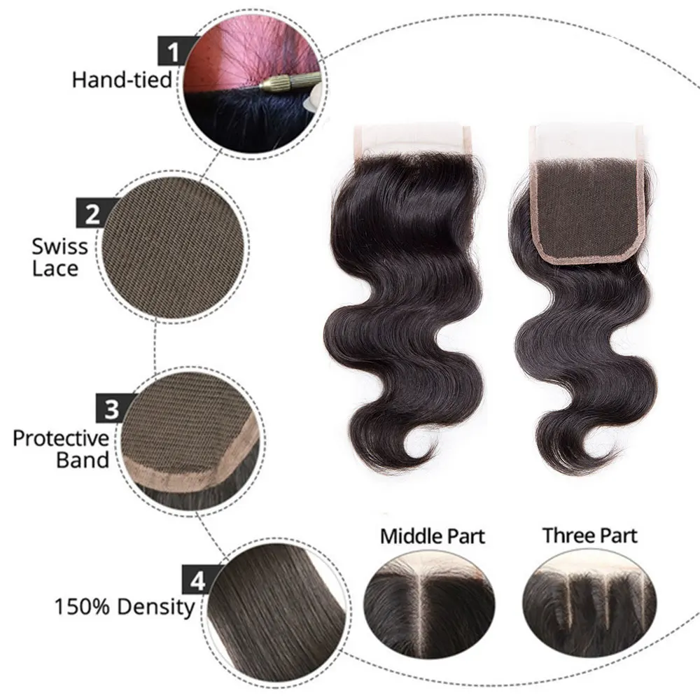 Body Wave Human Hair Closure Preplucked Transparent 2x6 Lace 4x4 5x5 13x4 Lace Frontal human hair closure,human hair frontal,human hair lace product
