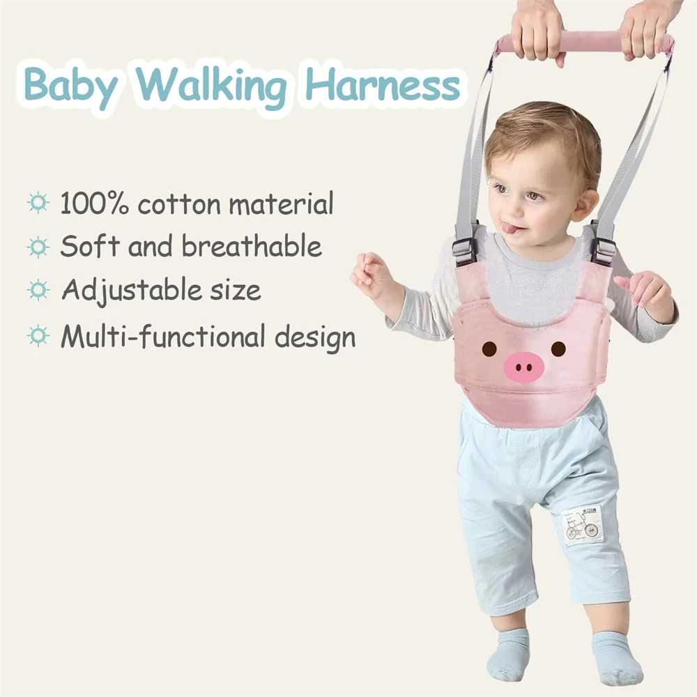 Toddler Baby Walker Care Activity Learning Walking Aid Helper Safety Reins Harnesses Accessories Belt for 7-24 Month Bebe Unisex 5