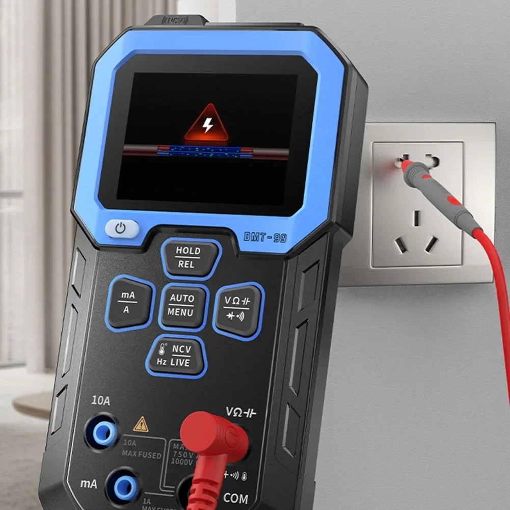Multifunctional Intelligent Multimeter 2 4 TFT HD Color Screen True RMS Measurement Overload Protection DMT99
