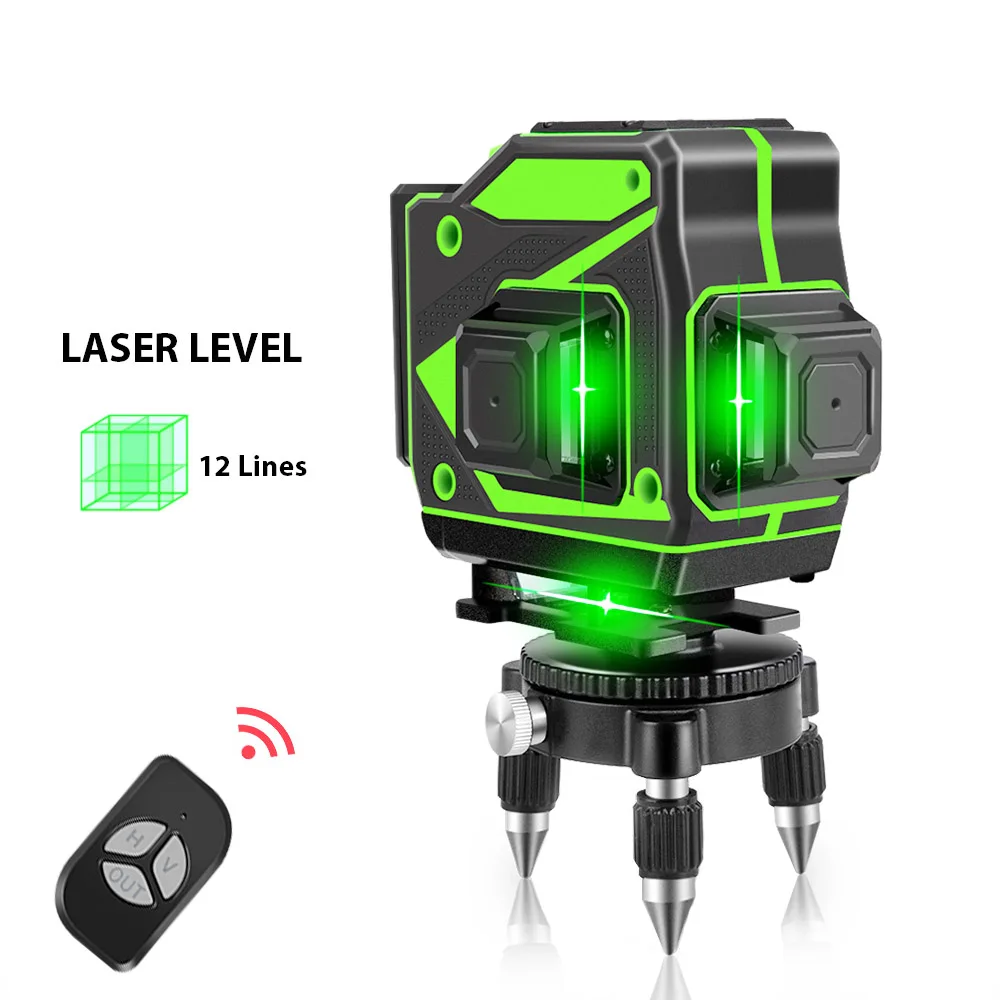 лазерный уровень нивелир paowafol зеленый луч