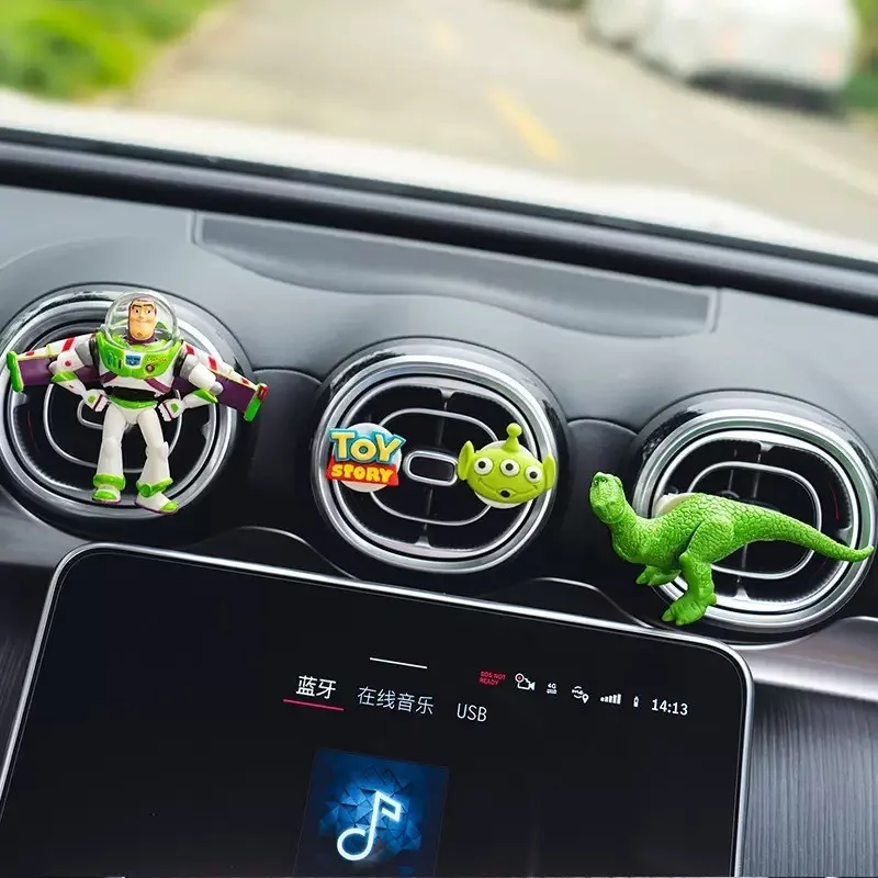 Accessoires Voiture Toy Story – Clips Aérateur Buzz Rex Alien