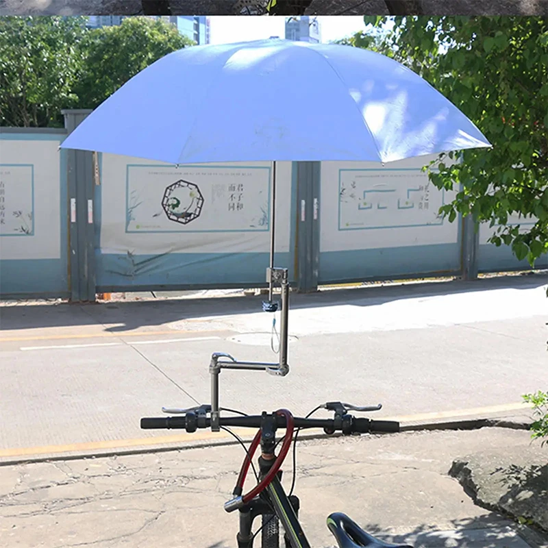 Umbrella Holder Thickened Multiused Connector Attachment 360 Adjustable For Bicycle umbrella holder