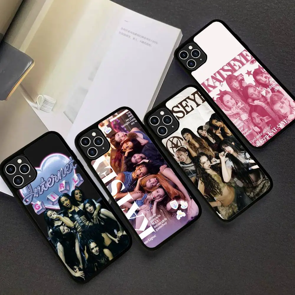 Katseye Global Pop Group Phone Case with Durable PC+TPU Back Cover