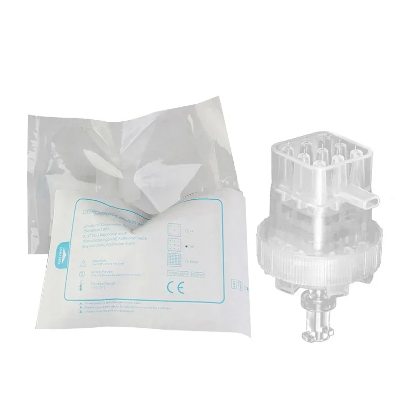 MesoGun Syringe Tubes Consumable EZ Cartridge Adjustable Screw Negative Pressure Needle 5/9 pins
