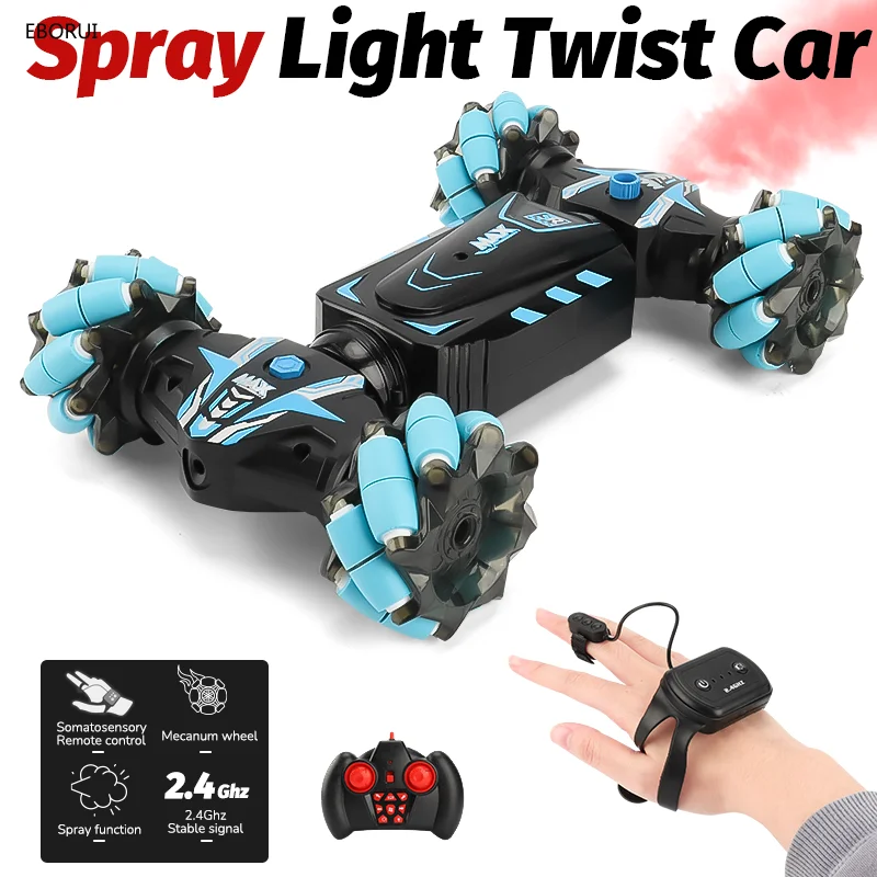 

Трюковый автомобиль JJRC JC01 с дистанционным управлением, 2,4 ГГц, полноприводный монстр-автомобиль для дрифта, поворотный автомобиль с распылителем, двухсторонний вращающийся внедорожник для детей