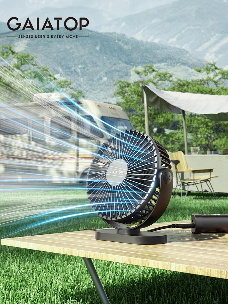 Gaiatop Usb Desk Fan 3 Speeds Quiet Portable Fan Cooling Small Fan Rotatable Mini Fan Personal