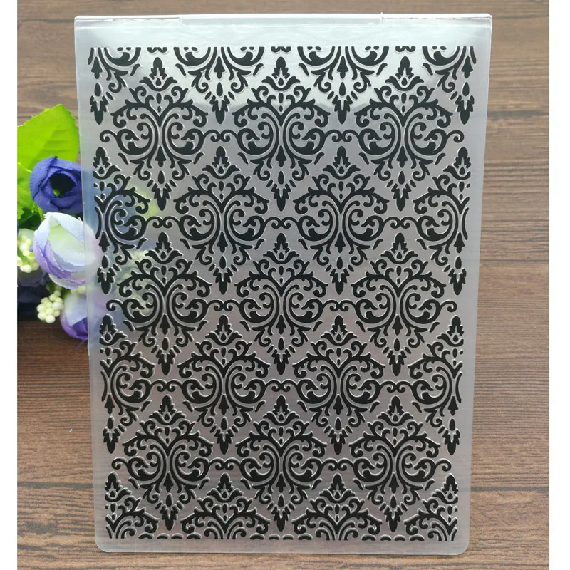 

The Flowers Plastic Embossing Folders for DIY Scrapbooking Paper Craft/Card Making Decoration Supplies