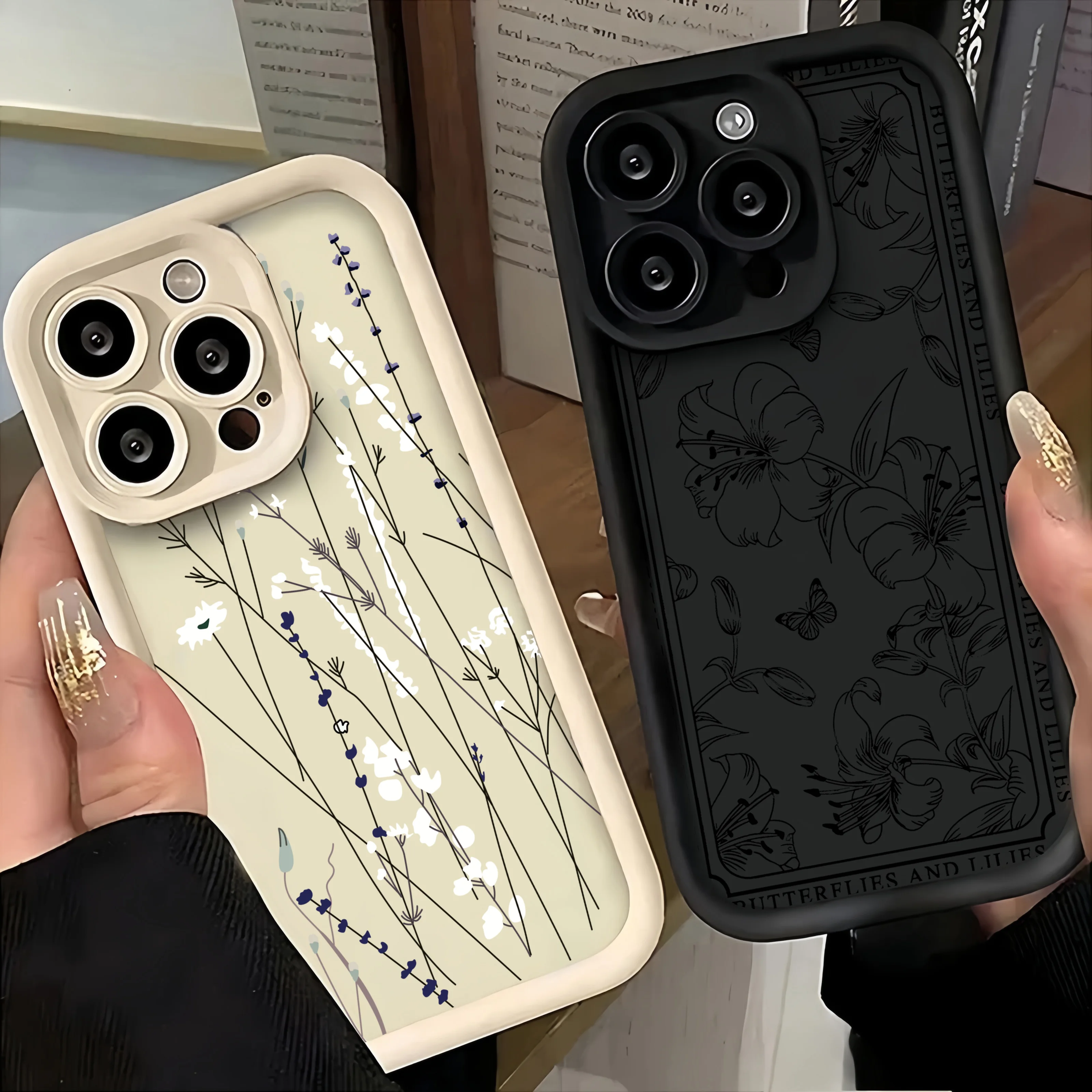 Stunning Floral Print Soft Silicone Phone Case