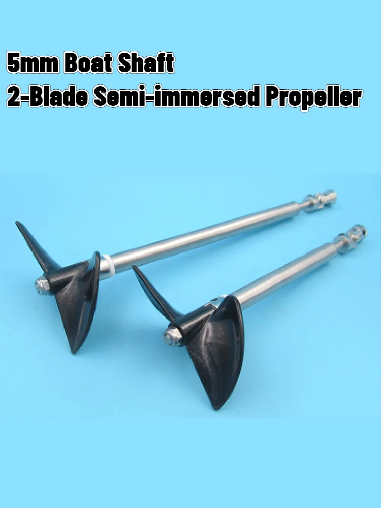 5mm RC Boat L15/20/25/30/35cm Stainless Steel Shaft+10mm