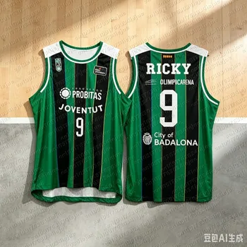 2026 T-shirt sportiva casual da uomo e bambino, canotta, gilet, maglia da basket, maglia 9 Home Away