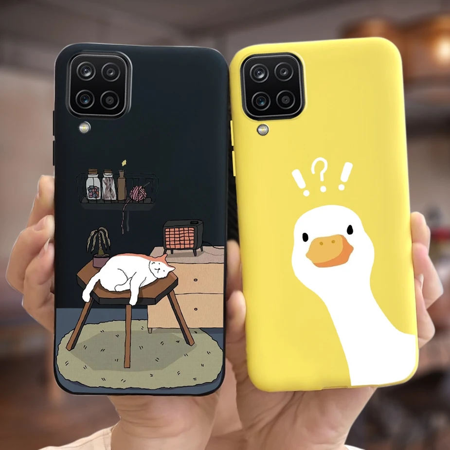 Stylish Cartoon Painted Soft Phone Case with Bumper