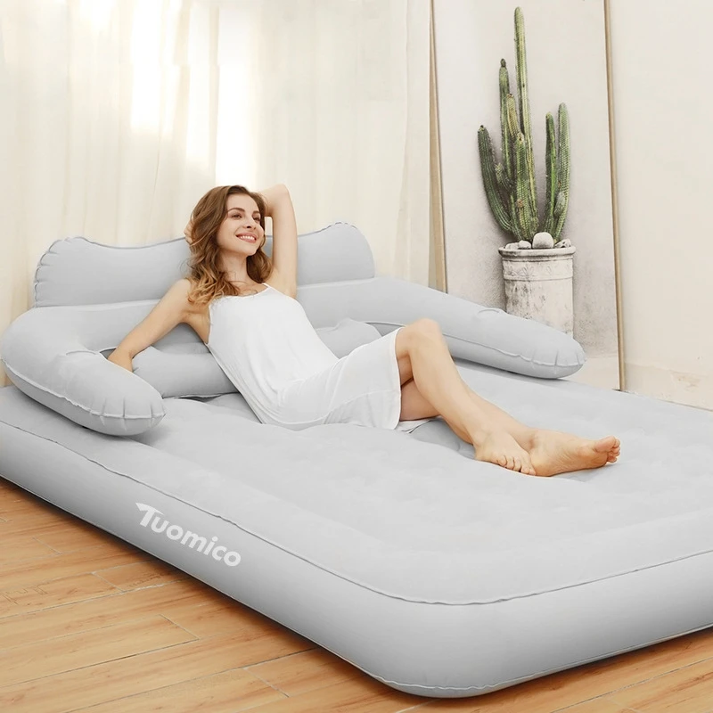 Coussin de Couchage de Camping, Matelas de Camping Orange Ergonomique