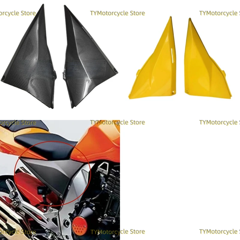 

Under Seat Cover Motorcycle Accessories Front Side Panel Mid Fairing Fit For Kawasaki Z1000 2003 2004 2005 2006