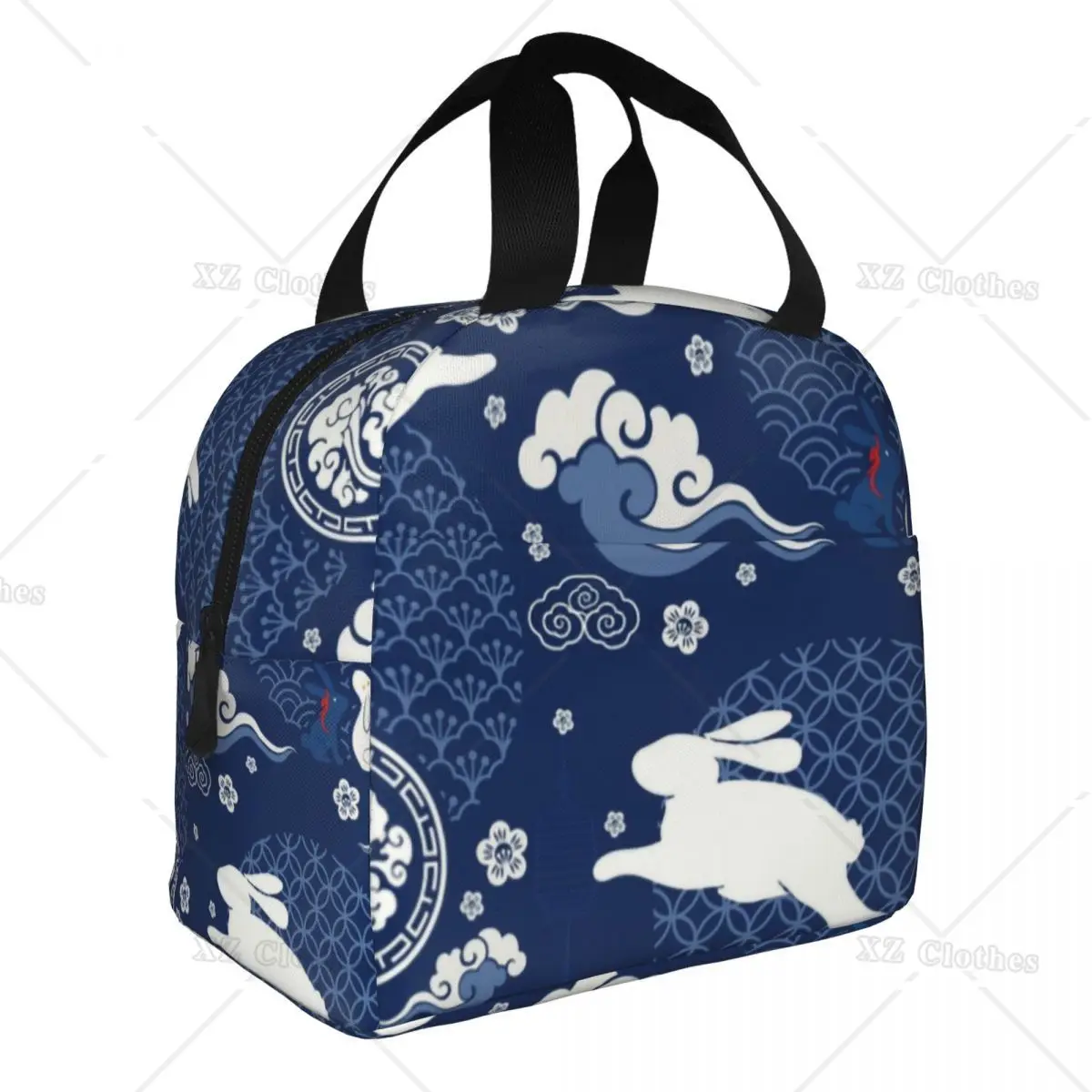 

The Bunny Insulated Lunch Bags for Women Men Kids Reusable Cooler Thermal Lunch Box Outdoor Camping Travel