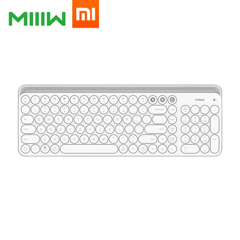 Xiaomi miiw dual-mode bluetooth wireless keyboard 102 keys office support multi-system compatible mobile phones tablets portable mini computer keyboard