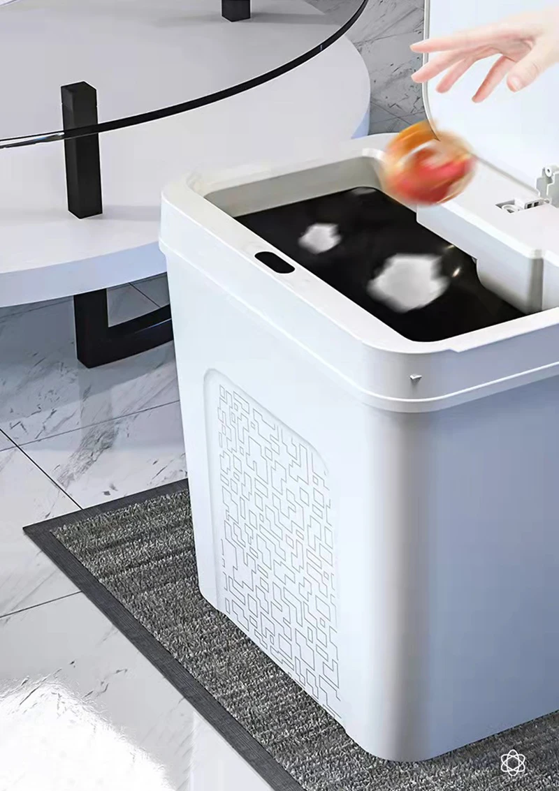 Poubelle Automatique À Capteur De 12L Avec Couvercle,Ntelligent
