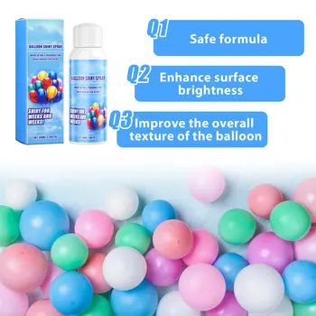 Balloons Polishing Spray High Gloss Balloon Brightener Prevent Oxidizing Fading Polishes Restores Wedding Shiny Balloons Mist 5