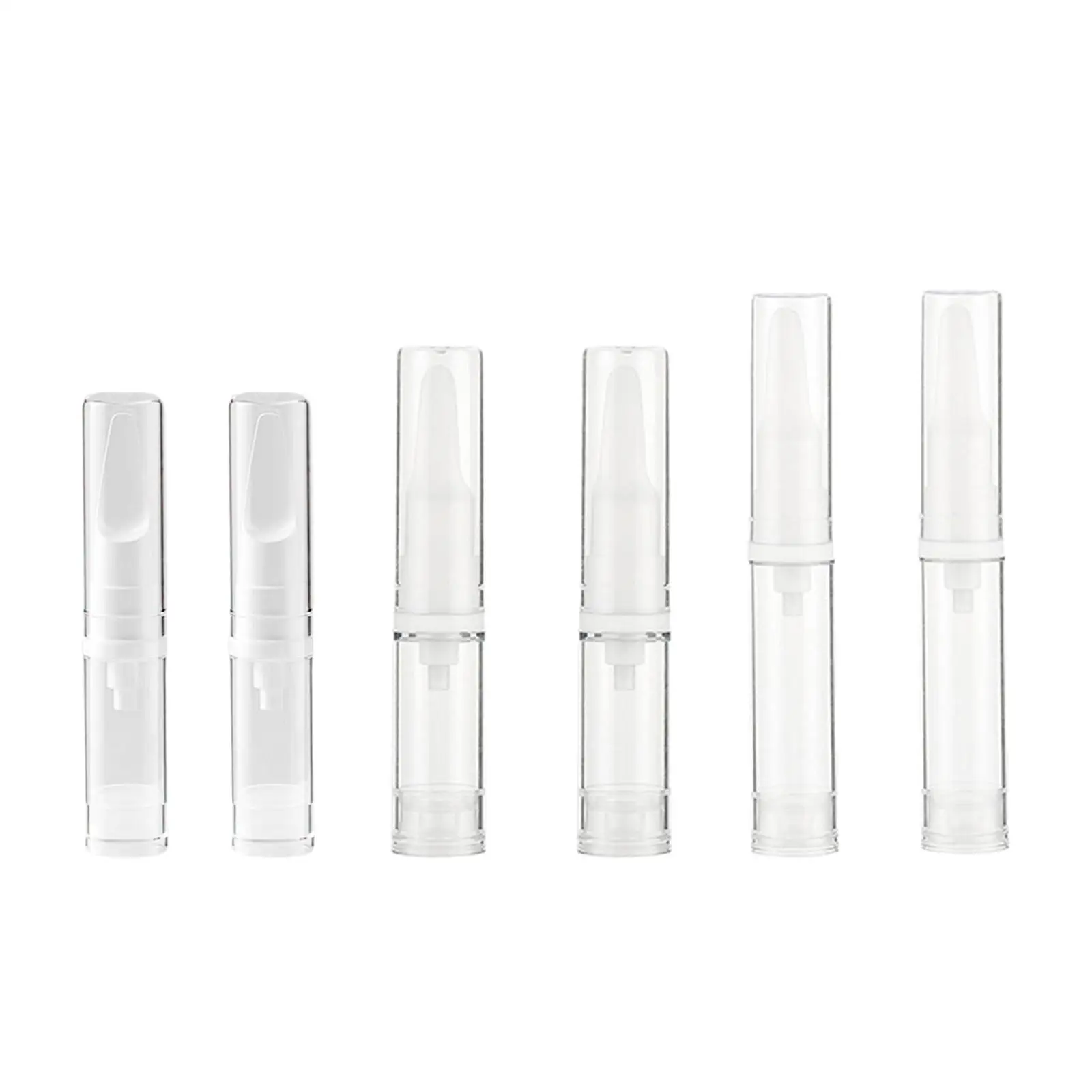 

2Pcs Airless Pump Bottles Cosmetic Bottles Essential Oils Foundations Toiletries Liquid Storage Container Vacuum Bottles