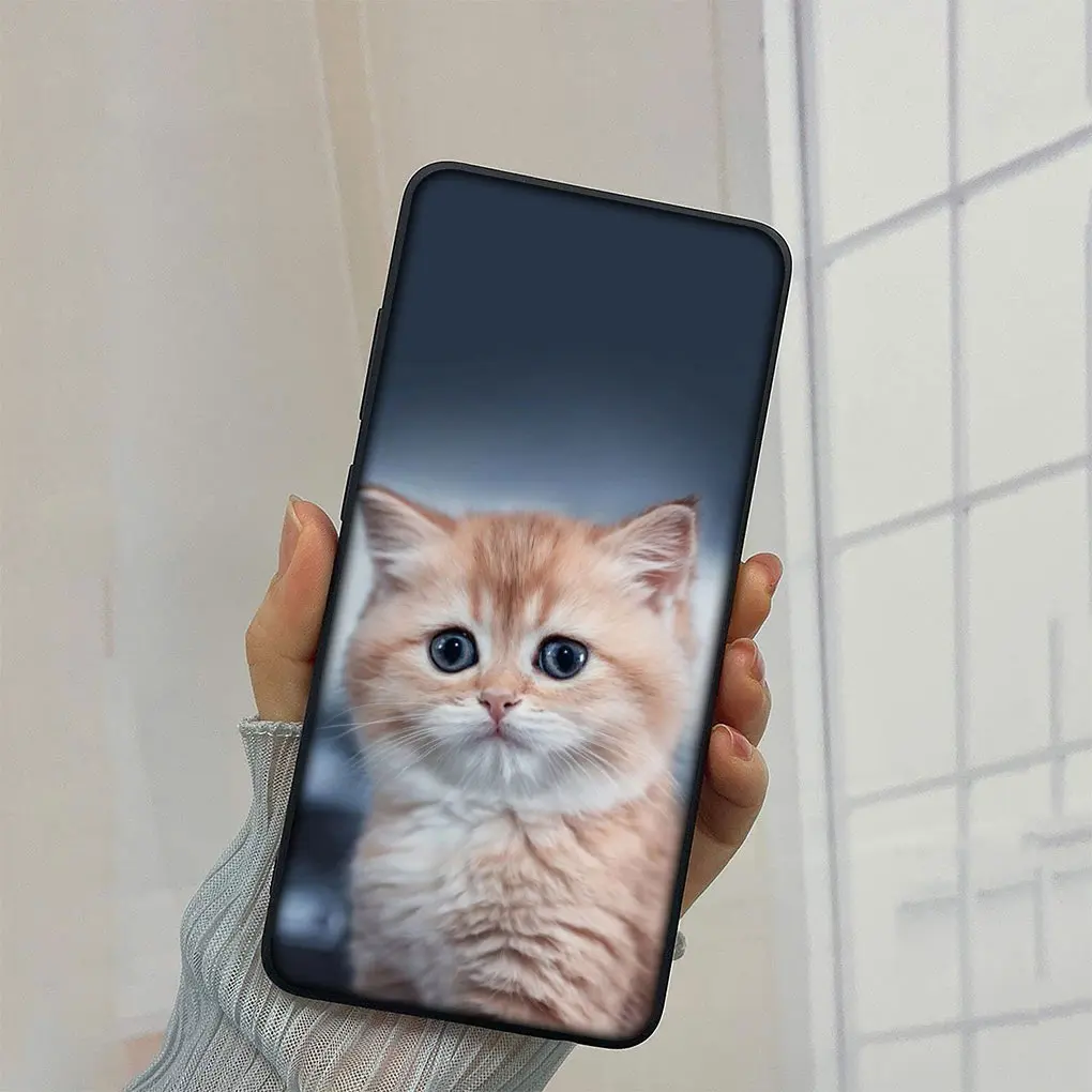 Meow Eyes Kitten Cat Soft Phone Case Cover