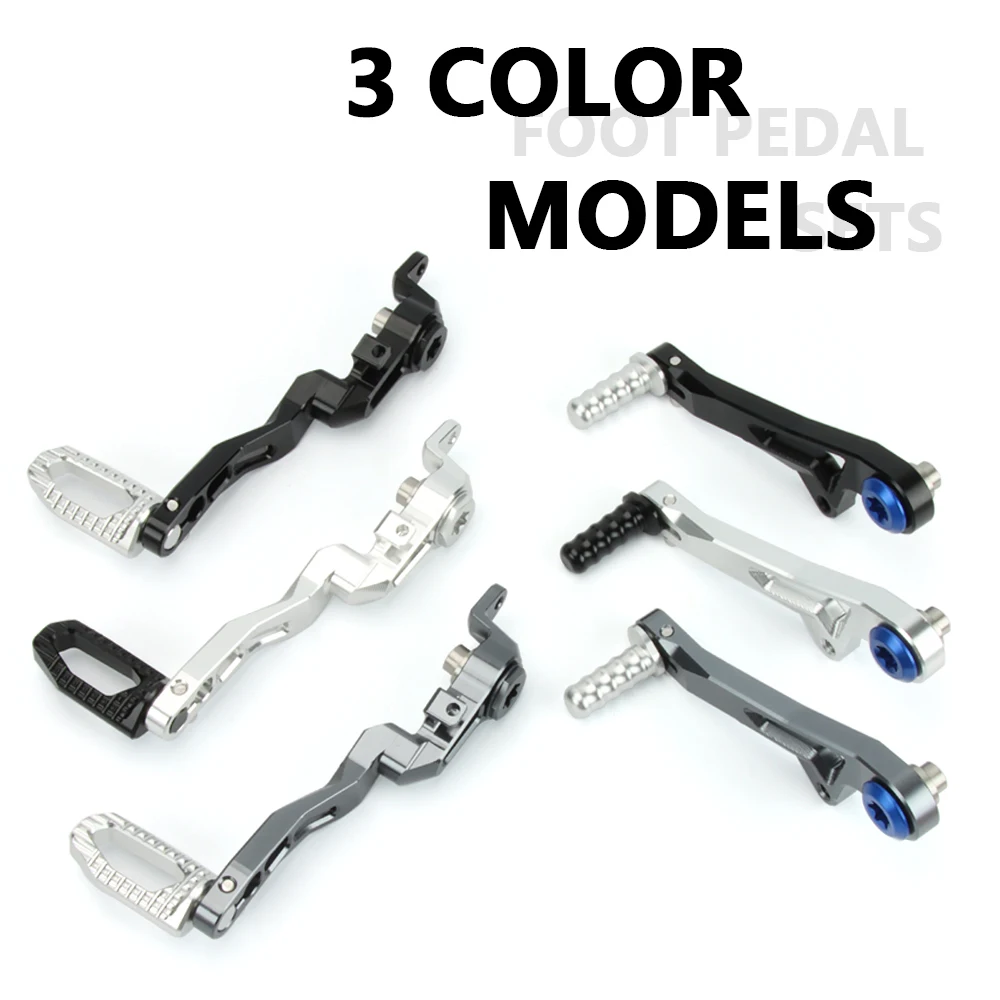 Motorcycle Accessories Motorcycle Foot Pedals CNC Aluminum Adjustable Folding Gear Shifter Shift Pedal Lever For BMW R1250GS