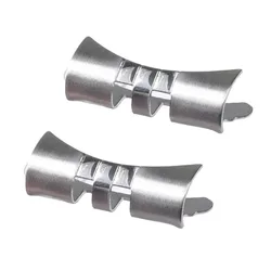 Stainless Steel Strap Connectors with Oyster Jubilee End Links - 22mm (Jubilee - Curved end)