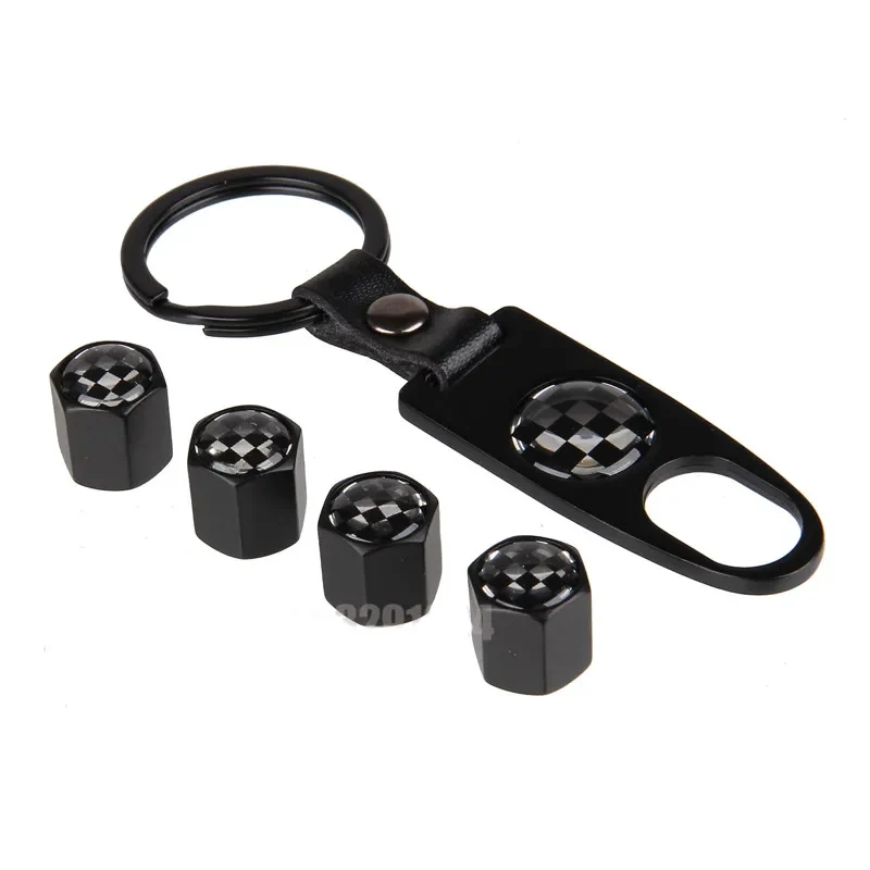 F1 Racing Logo Car Wheel Tire Valve Caps Cover Portachiavi Per Toyota Ferrari Infiniti Renault Mercedes Lotus Honda Volkswagen Bmw