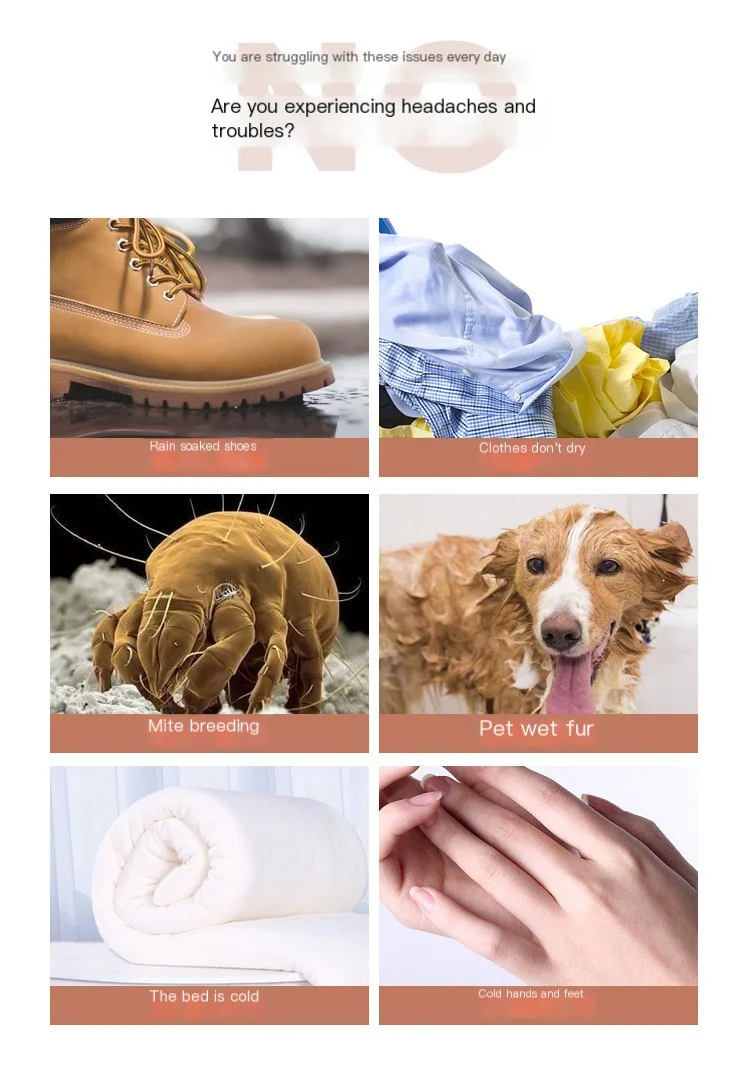 Pet Dog Dryer Pet Hair Drying Clothing Dryer Grooming Tools Dog Hair Cleaning Home Rainy Clothes Drying Shoes