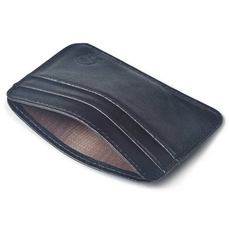 Slim Sheepskin Leather Card Id Holders Credit Wallet Credit Cards Case Porte Carte Namecard Pass Holder Protector Leather