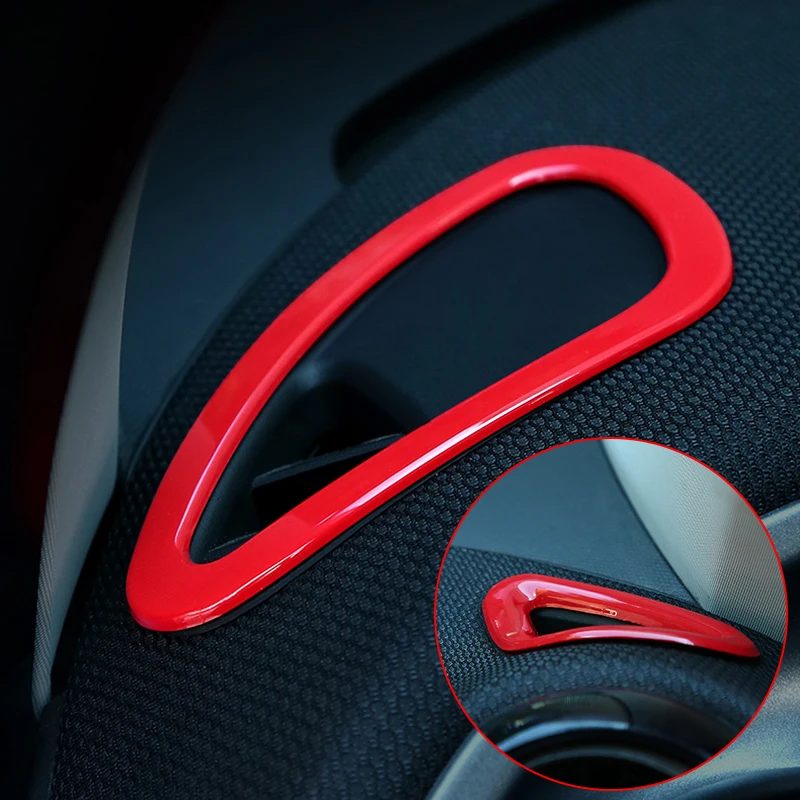 2Pcs Car Dashboard Air Outlet Adesivo Decorativo Per Mercedes Smart 453 Fortwo Forfour Accessori Per Auto Modifica Interna