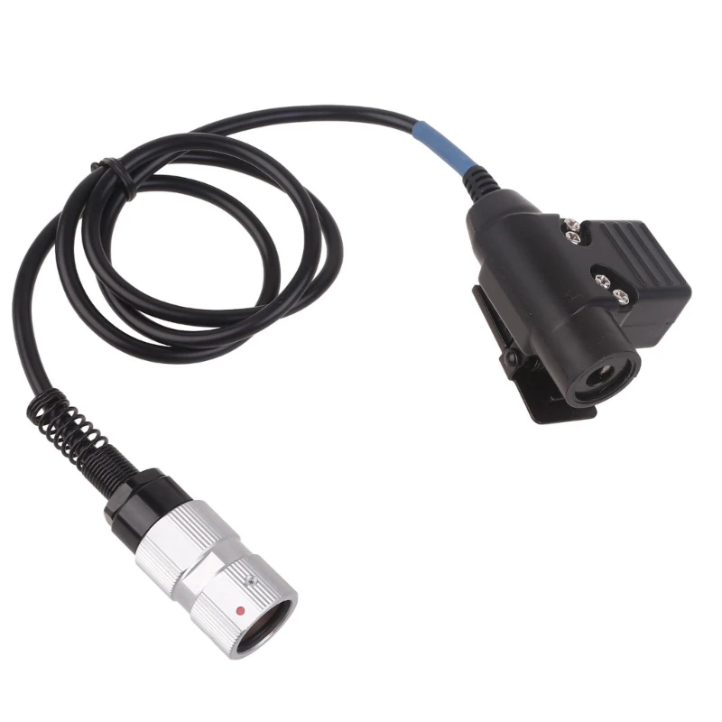 

U94 PTT Cable Plug Push to Talk Button Headset Adapter for AN/PRC148 & AN/PRC152 Radio Accessories