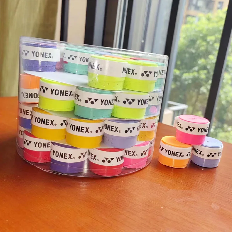 15/30/60pc Original Yonex Tennis Racket Overgrip Anti Slip Sweatband Grips Padel Shock Absorption Grip Tape Training Accessories