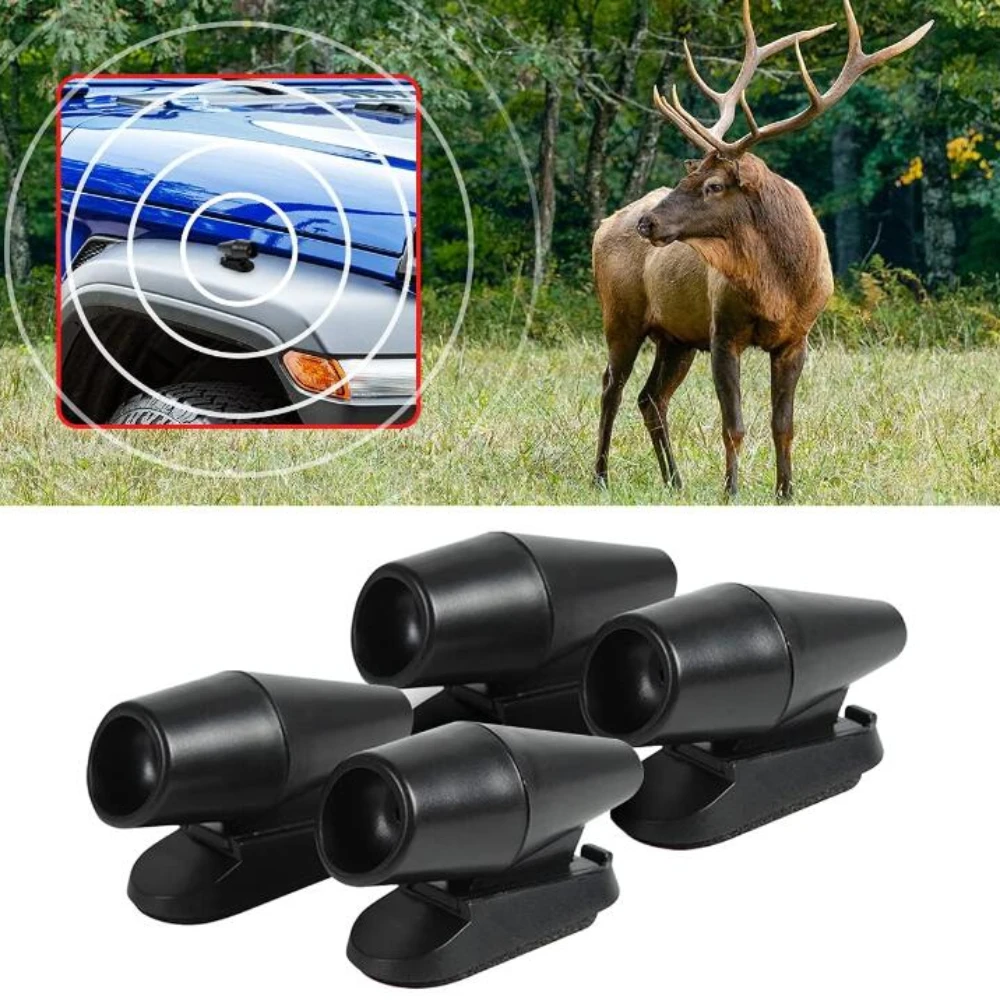2Pcs Deer Whistles for Vehicles Wind Activated Black - AliExpress