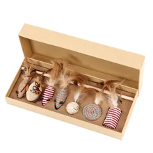 

Hot selling Interactive Cat Toy Set 7 pcs Mouse Toy Gift Box For Best Cat Toy Ever