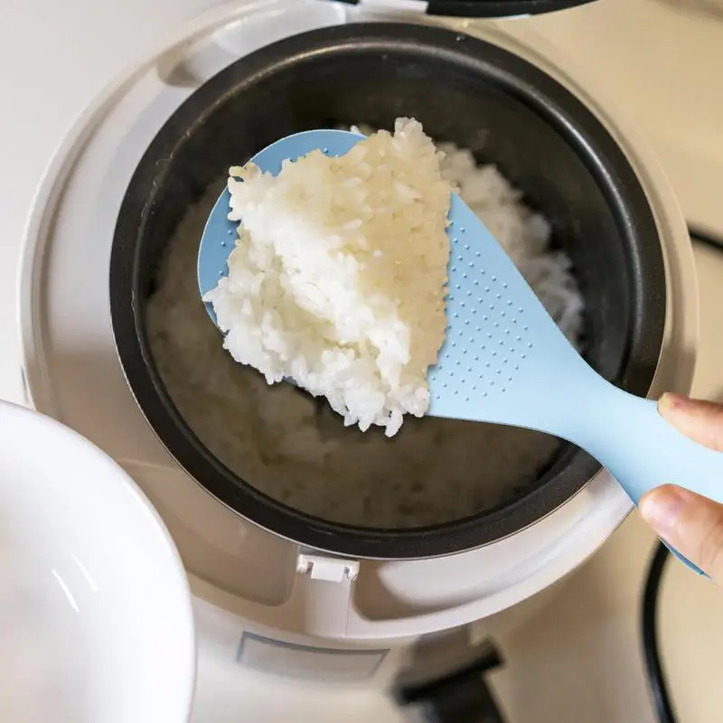 Tumbler Rice Spoon Stand Up Non Stick Kitchen Tool Food Grade Easy To Clean Gadgets Cooking Spoons