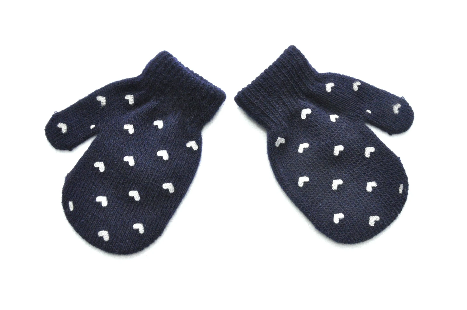 1 Pair Cartoon Anti-grasping Warm Gloves Protection Baby Mitten Cute Unisex Girls Boy Star Heart Newborn Love Face 6