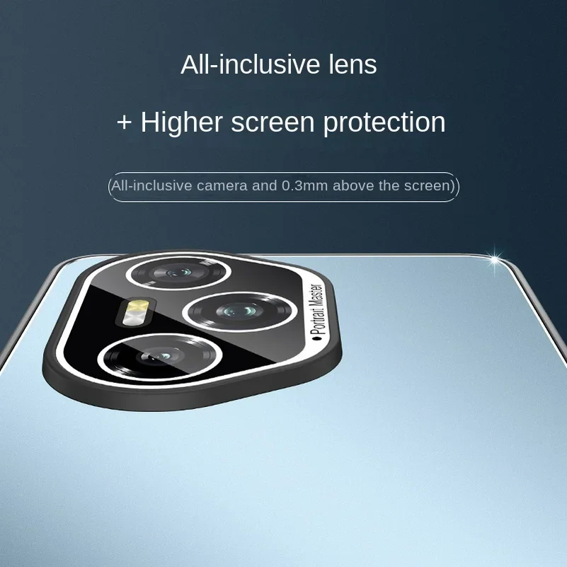 Premium Matte Acrylic Shockproof Camera Protection Hard Bumper Back Cover
