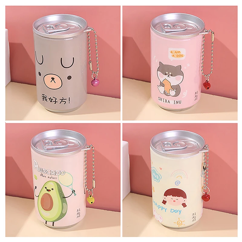 Canned Wet Wipes Portable Children Barreled Cans 30 Sheets Cleaning Cloths Creative Cartoon Chain Cute Small Bell 2