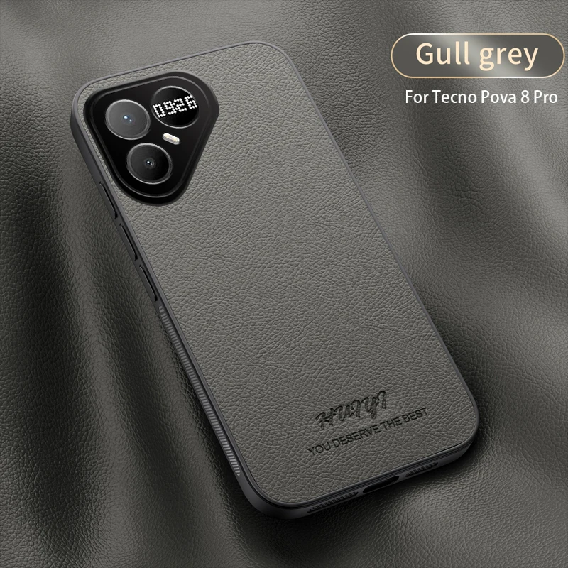 High-Quality Faux Leather Phone Case with Water-Repellent Finish