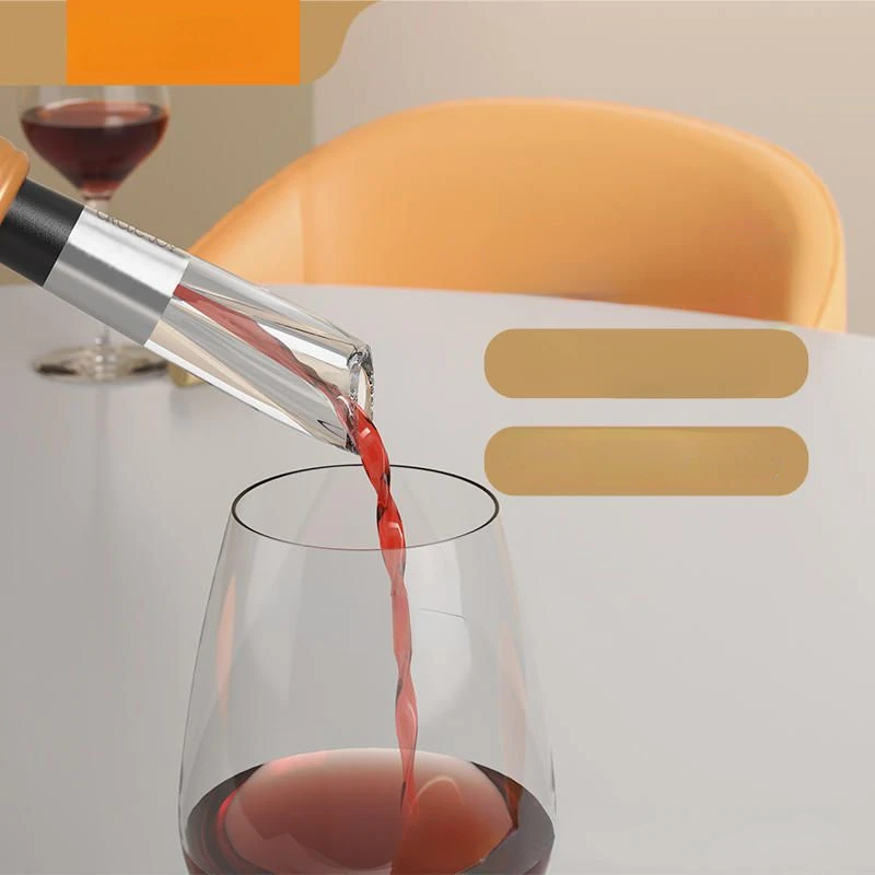 1/2 Pss Magic Wine Decanter Aerator Pourer Spout Quick Aerating Tool Pump Filter