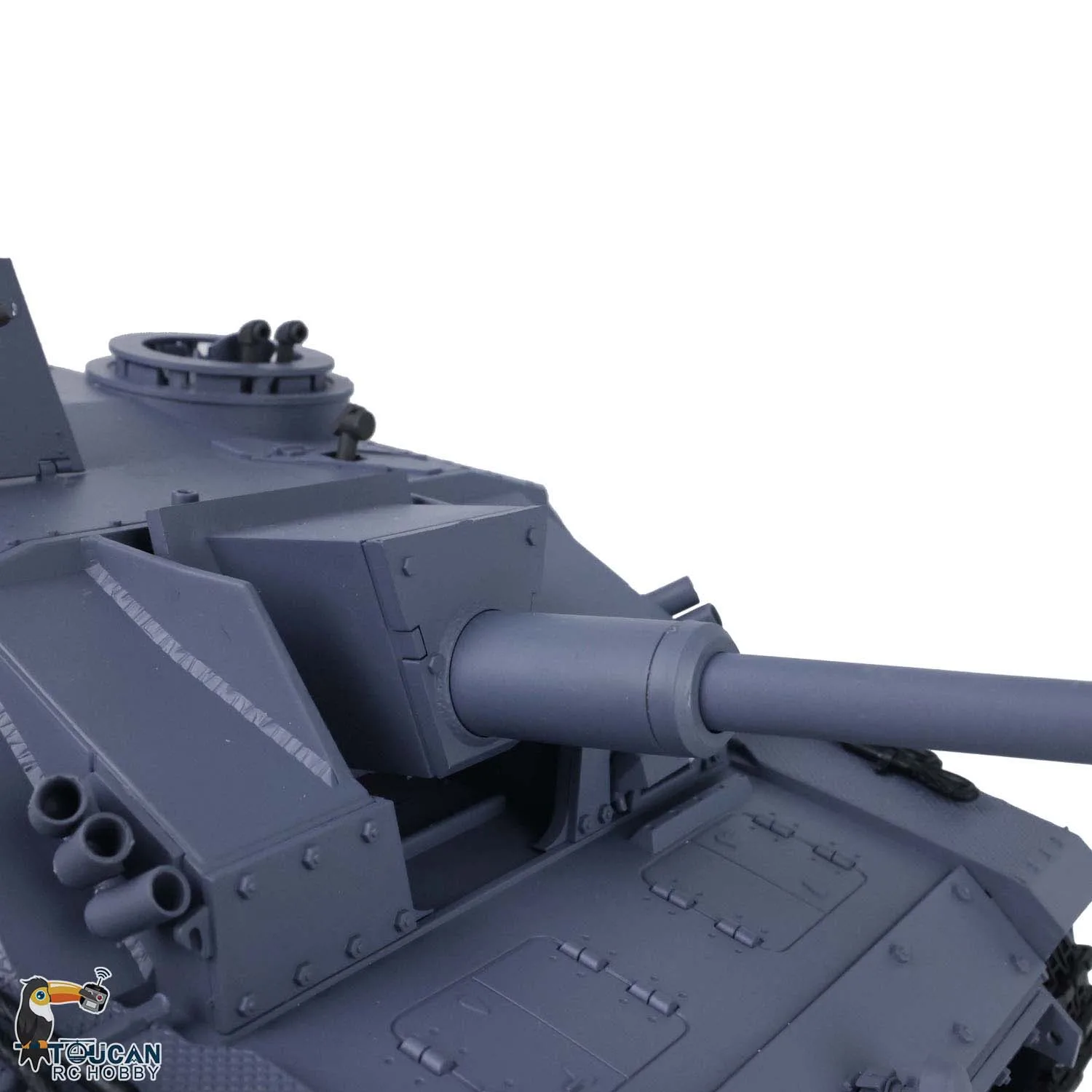 Gift 1/16 Scale 2.4G Heng Long 7.0 Plastic German Stug III RTR RC Army Tank Toucan Outdoor Toys for Boys Model 3868 TH17419-SMT8 6