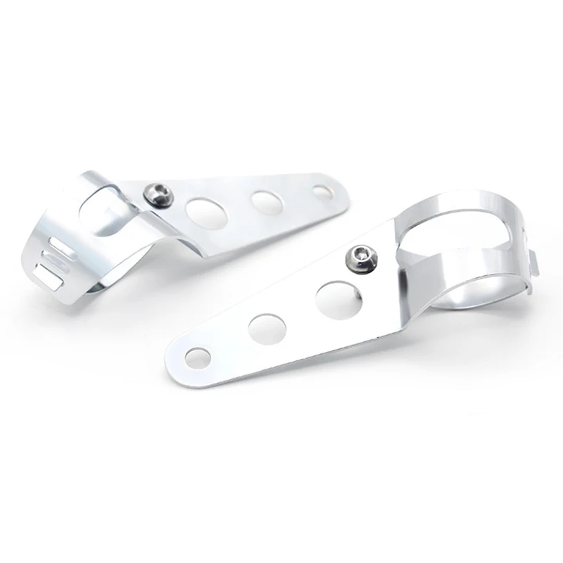 Motorcycle Headlight Mount Bracket Fork Ear Chopper Headlamp Holder Clamp Adjustable 27-36mm 38-48mm Universal motorcycle light bracket motorcycle headlight clamp motorcycle headlight mount